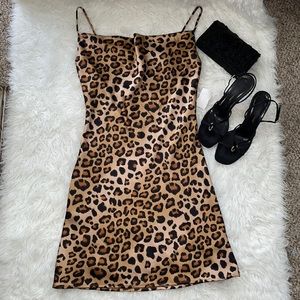 Leopard Slip Dress